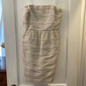 J. Crew strapless dress with pockets!